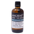 Botella Ancient Wisdom de aceite para masaje de menta, 100 ml
