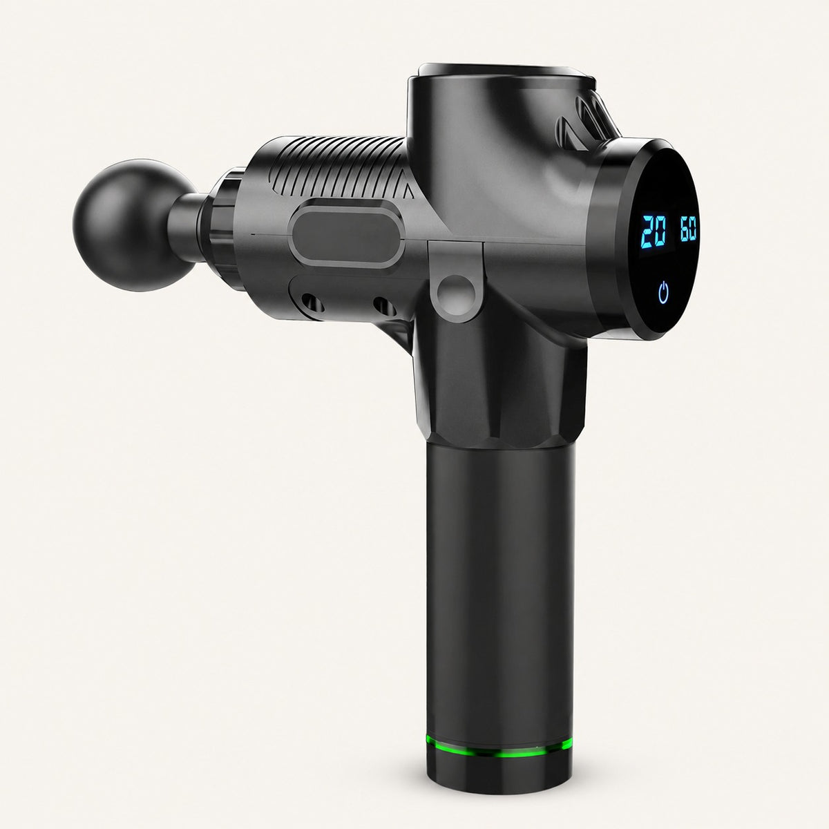 Pistola de masaje profesional con 6 cabezales