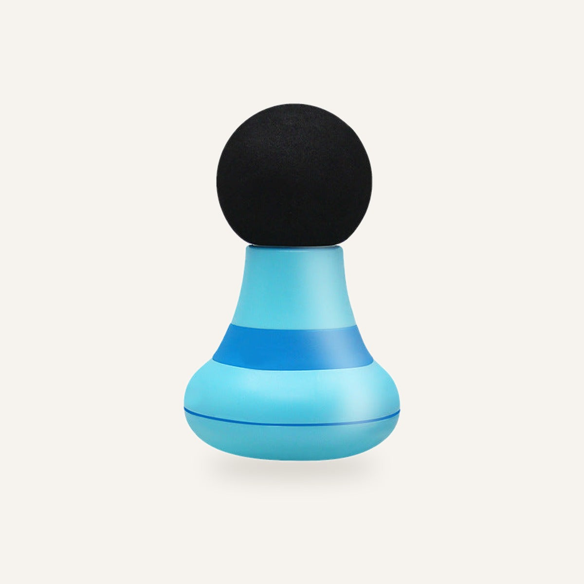 Mini pistola de masaje recargable USB Cervia en azul